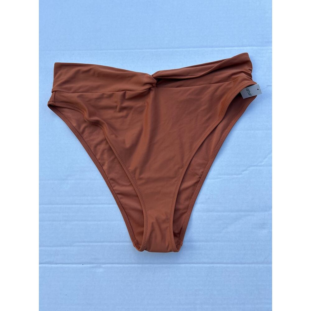 Aerie Brown High Cut Cheeky Bottom